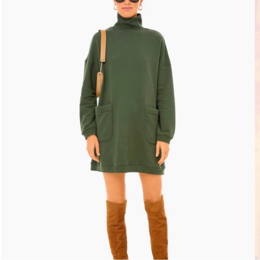 Tuckernuck Green Turtleneck Dress